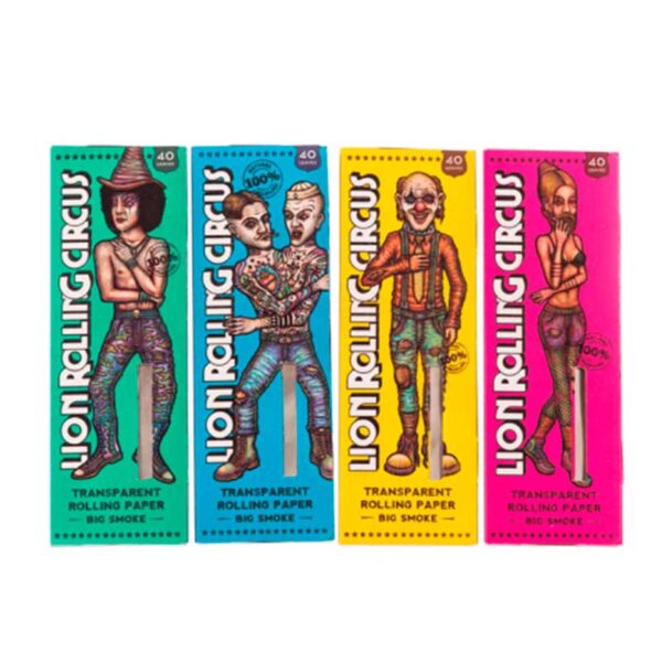 Lion rolling circus celulosa mini