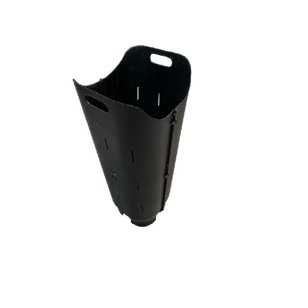 Macetas tubular zulu negra 18l