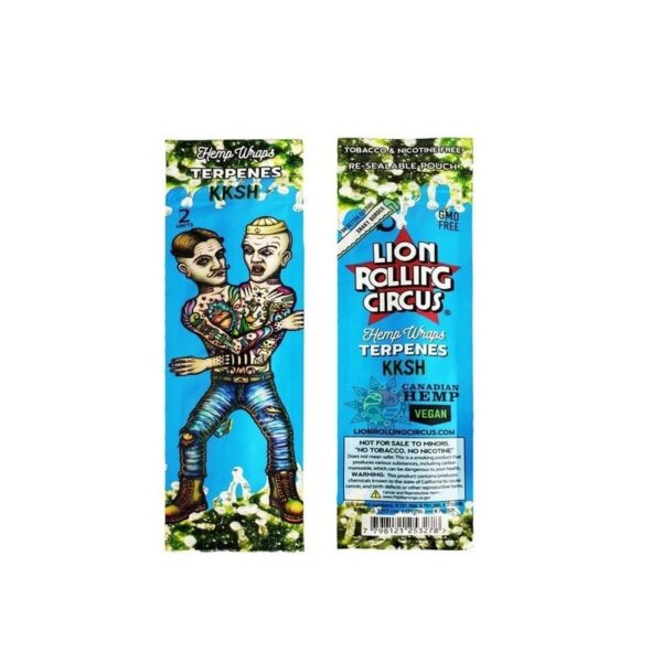 Lion rolling circus hemp wraps kksh