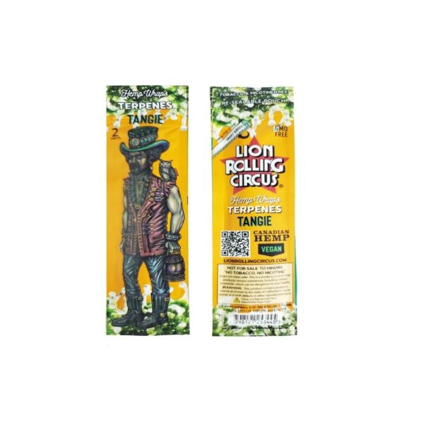 Lion rolling circus hemp wraps tangie