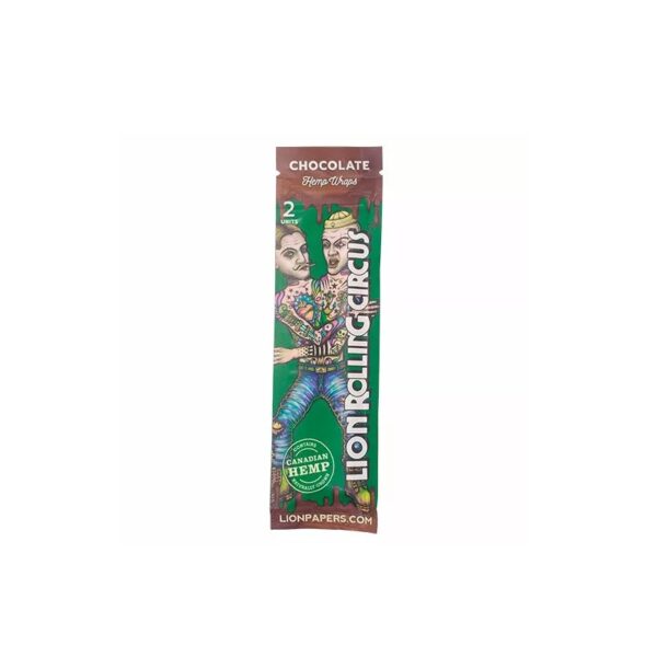 Lion rolling circus hemp wraps chocolate