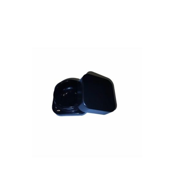 Contenedor cuadrado negro 9ml