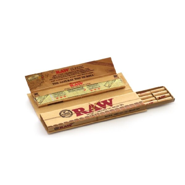 Raw organic slim connoisseur + tips prerolled