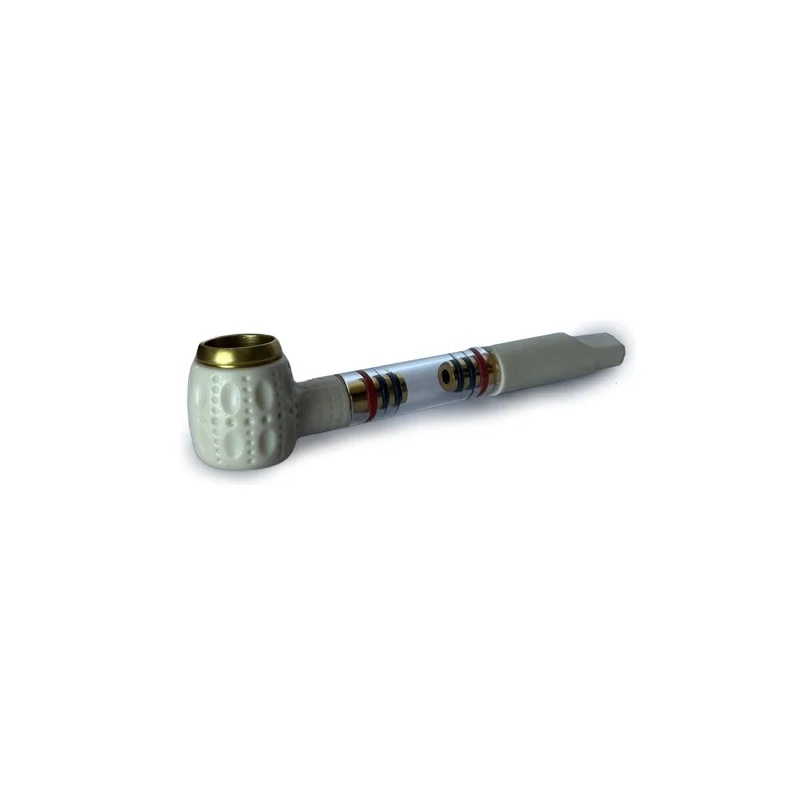 Pipa vidrio marfil 11cc