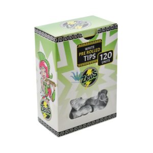 Tips zeus pre rolled white 7mm x120u