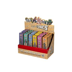 Lion rolling circus unbleached cones x6